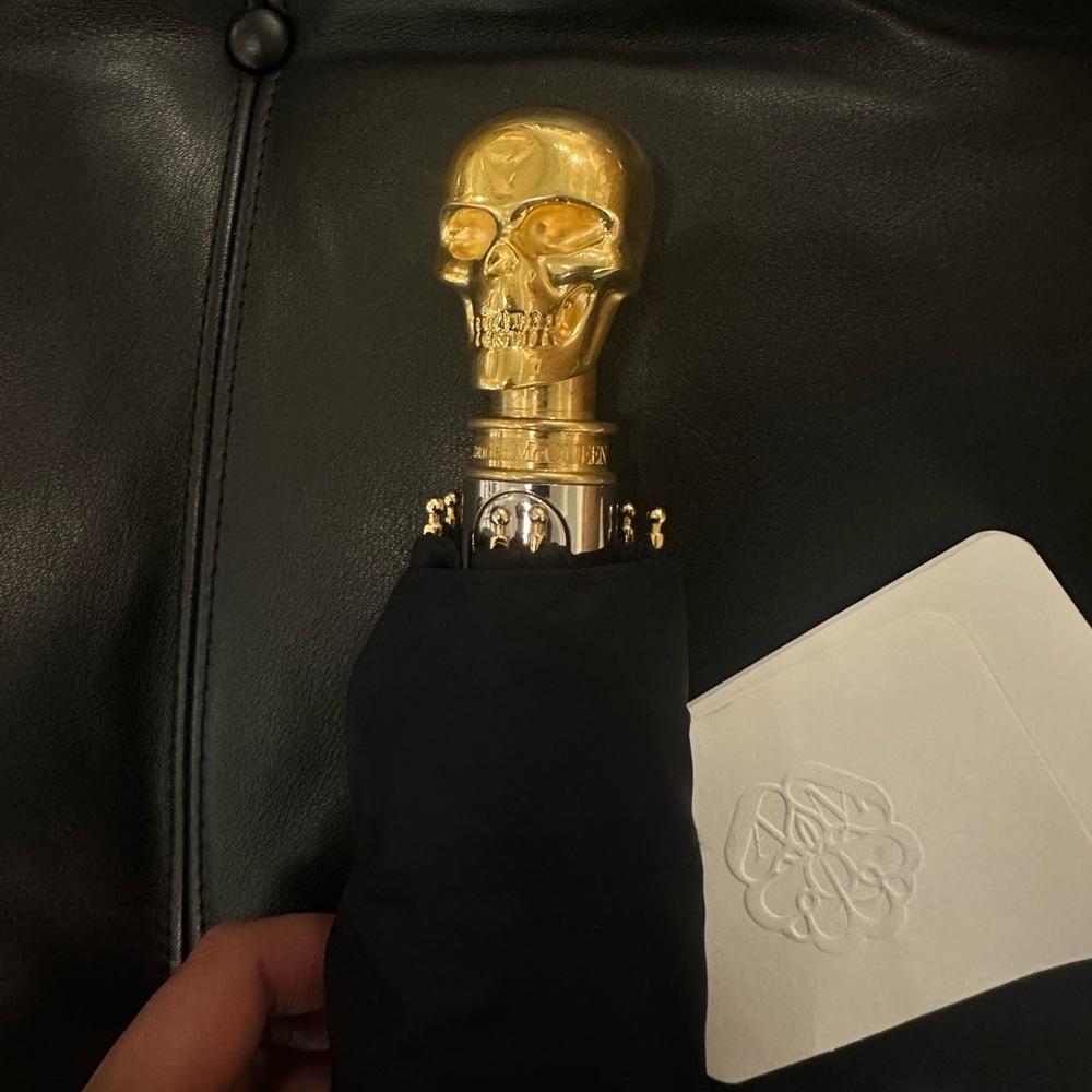 Alexander McQueen skull umbrella